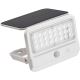 Rabalux - Світлодіодний настінний світильник з датчиком на сонячній батареї LED/7W/3,7V IP54 білий