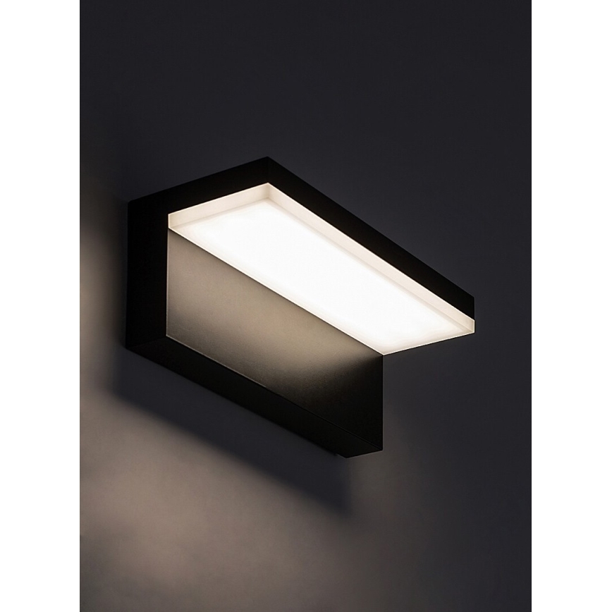 Rabalux - Уличный светодиодный настенный светильник LED/10W/230V IP54 черный