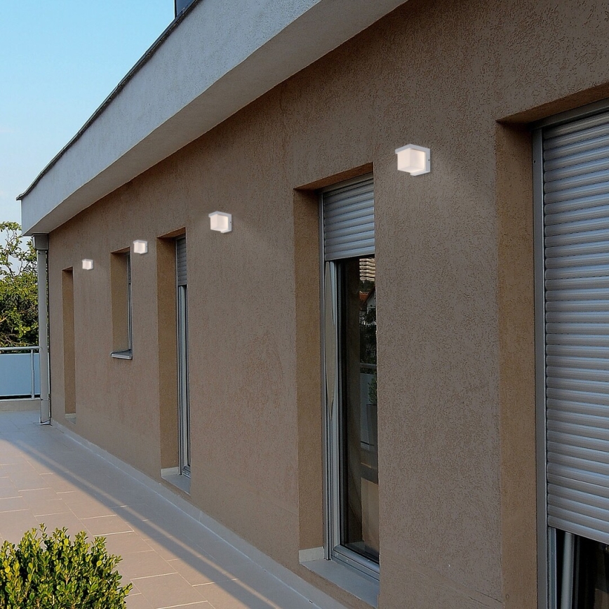 Rabalux - Уличный светодиодный настенный светильник LED/10W/230V IP54 белый