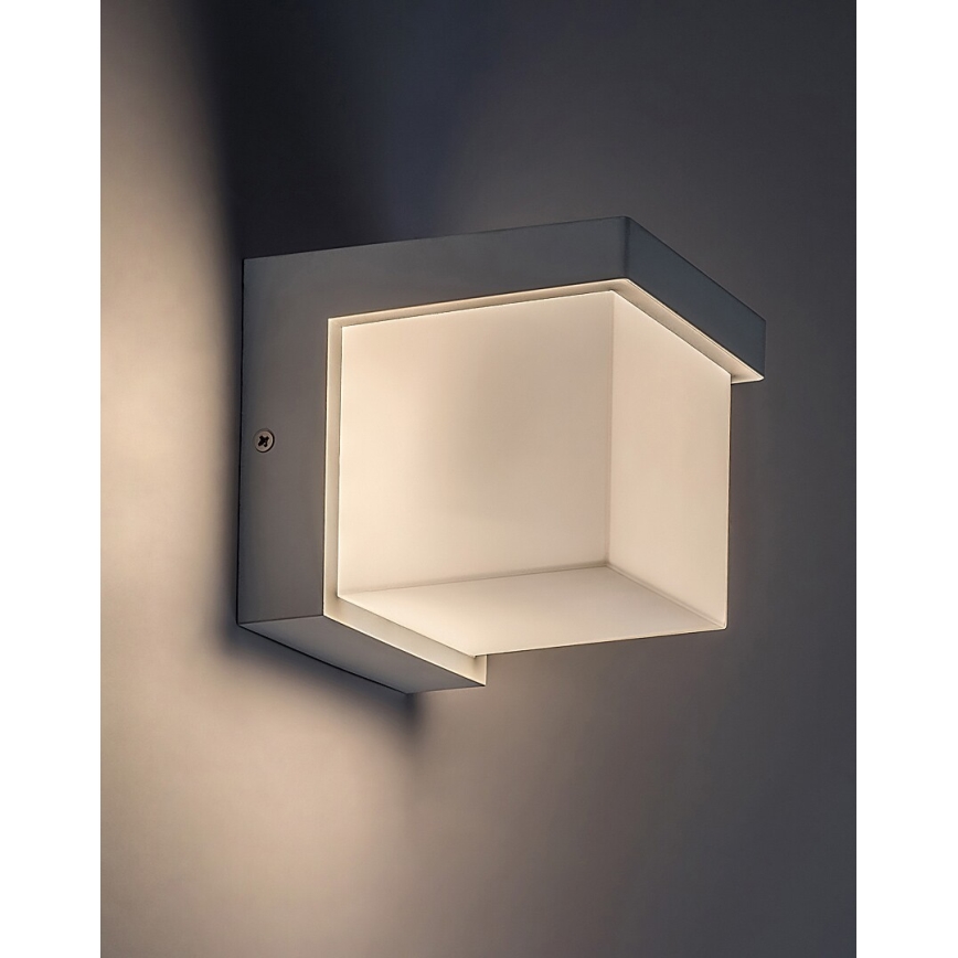 Rabalux - Уличный светодиодный настенный светильник LED/10W/230V IP54 белый