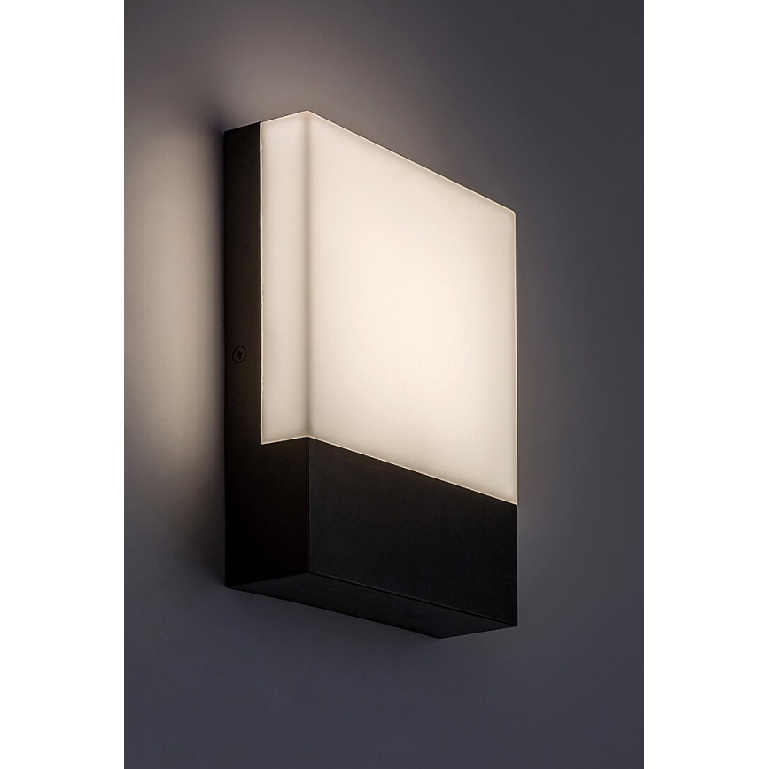 Rabalux - Вуличний світлодіодний настінний світильник LED/10W/230V IP44 чорний