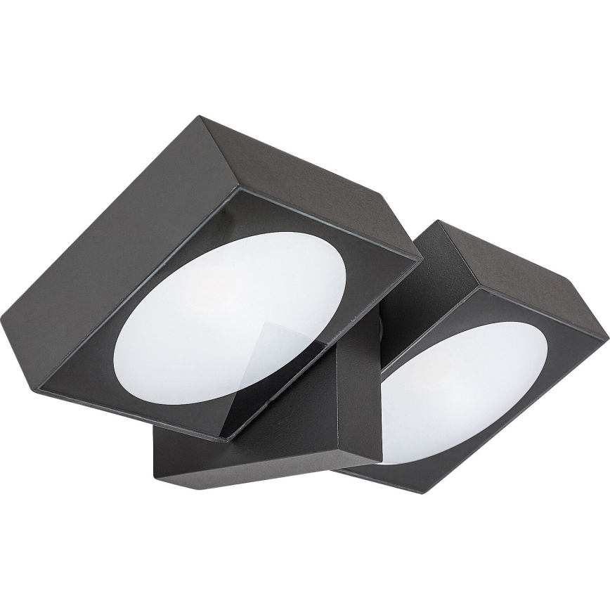 Rabalux - Уличный светодиодный настенный гибкий светильник 2xLED/7W/230V IP54 антрацит