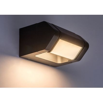 Rabalux - LED Вуличний настінний гнучкий світильник LED/8W/230V IP54 антрацит