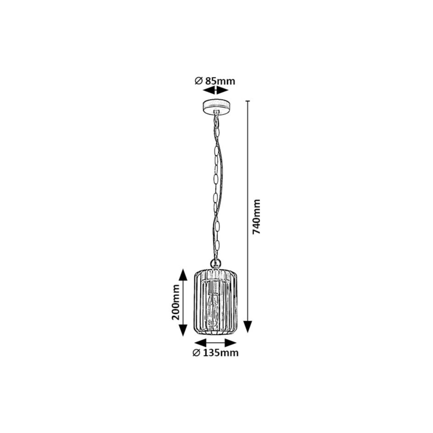 Rabalux - Вулична люстра 1xE27/40W/230V IP44