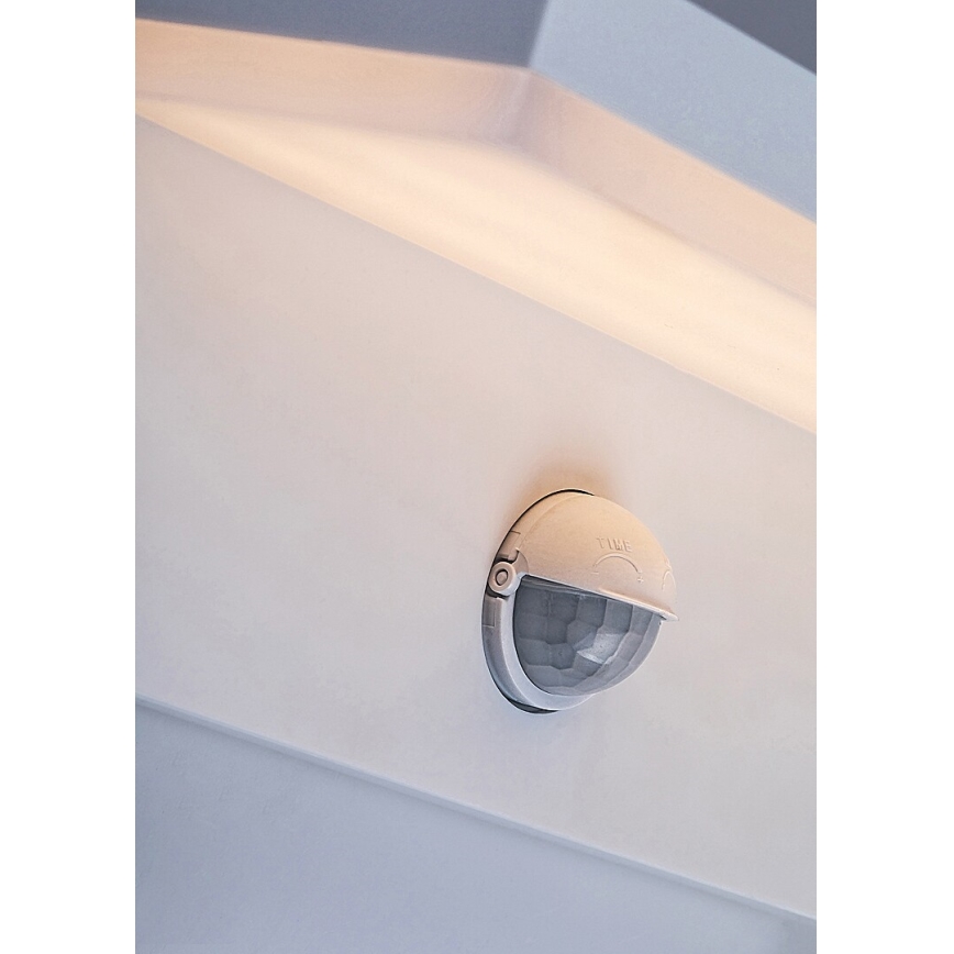 Rabalux - LED Вуличний настінний світильник з датчиком LED/9W/230V 2700/4000/6500K IP54 білий