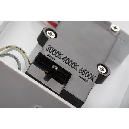 Rabalux - LED Вуличний настінний світильник з датчиком LED/9W/230V 2700/4000/6500K IP54 білий