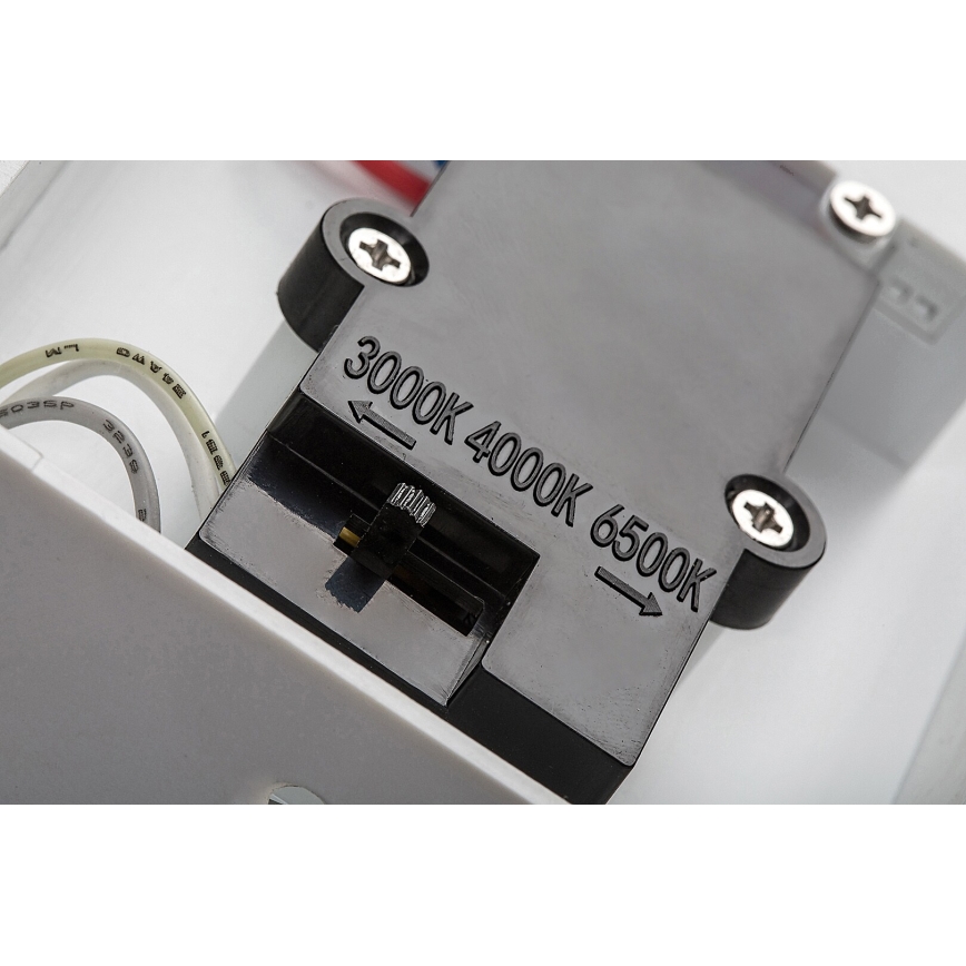 Rabalux - Уличный светодиодный настенный светильник с датчиком LED/9W/230V 2700/4000/6500K IP54 белый