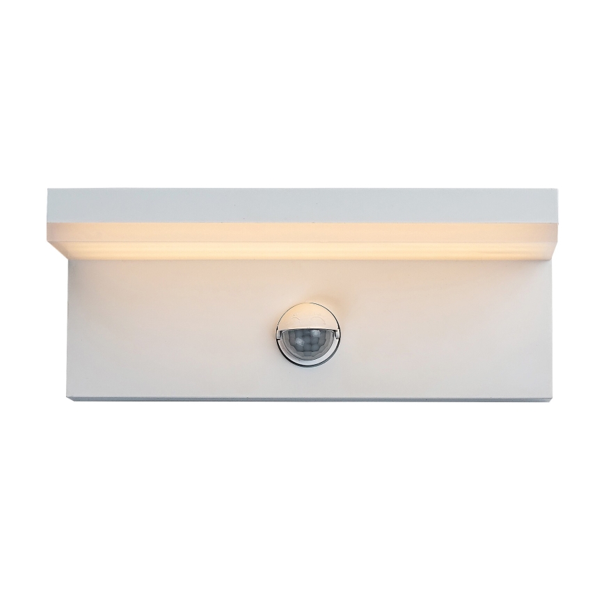 Rabalux - Уличный светодиодный настенный светильник с датчиком LED/9W/230V 2700/4000/6500K IP54 белый