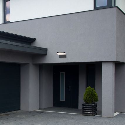 Rabalux - Уличный светодиодный настенный светильник LED/9W/230V 2700/4000/6500K IP54 черный