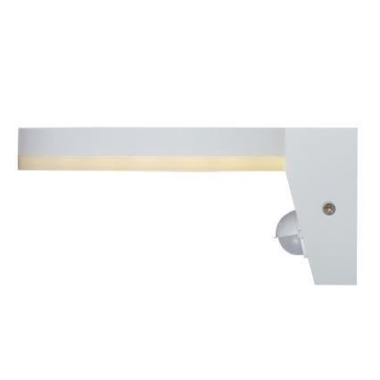 Rabalux - LED Вуличний настінний світильник з датчиком LED/9W/230V 2700/4000/6500K IP54 білий