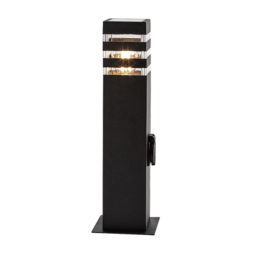 Rabalux - Уличная лампа с розеткой 1xE27/12W/230V IP44