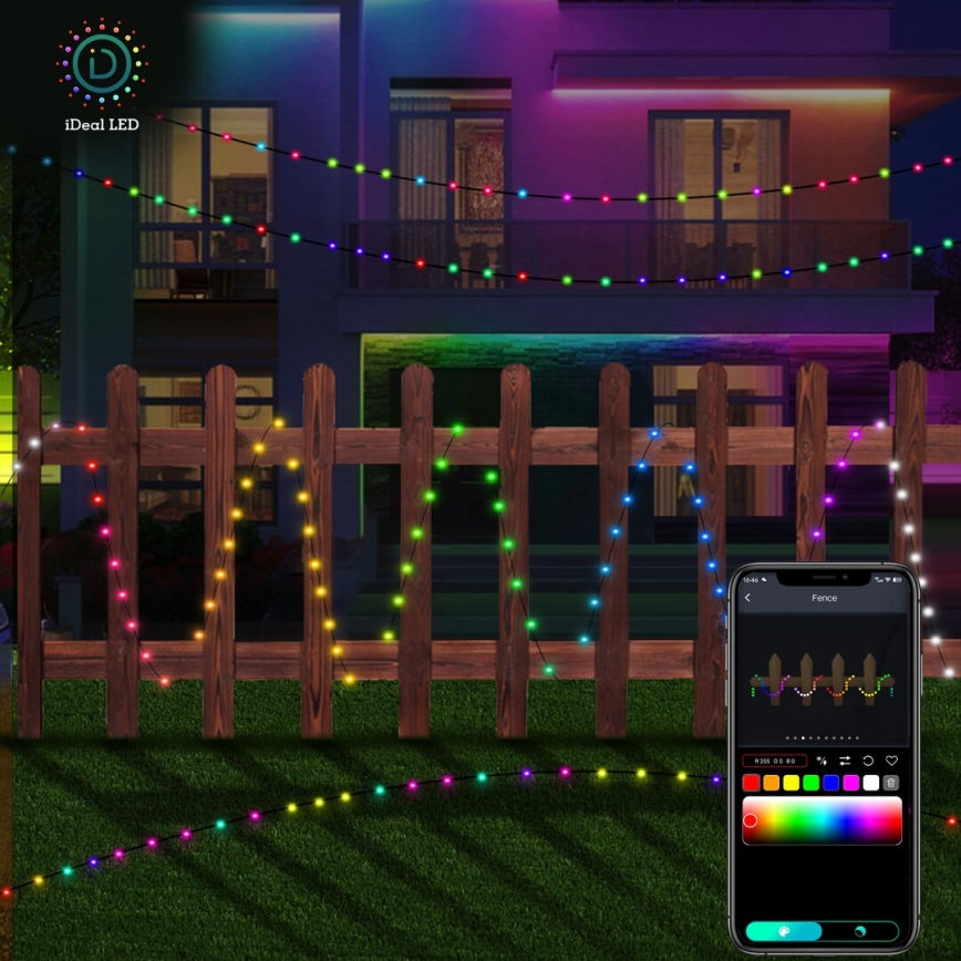 Rabalux - Світлодіодна RGB-стрічка LED/3,2W/5V 10м IP44 Wi-Fi + пульт дистанційного керування