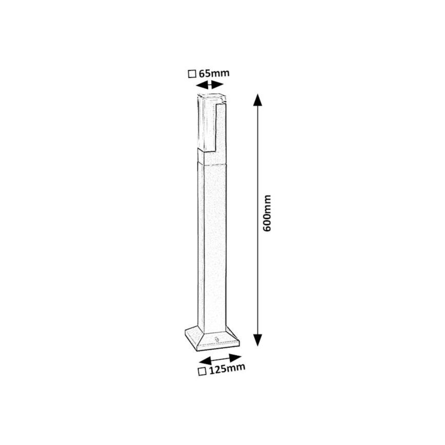 Rabalux - Светодиодная уличная лампа LED/7W/230V IP54