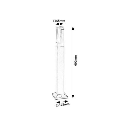 Rabalux - Вулична світлодіодна лампа LED/7W/230V IP54