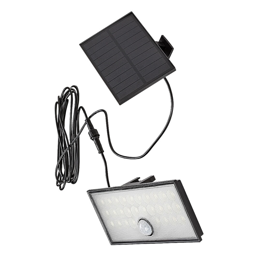 Rabalux - Світлодіодний прожектор з датчиком на сонячній батареї LED/8W/3,7V 1800mAh IP65 + пульт дистанційного керування