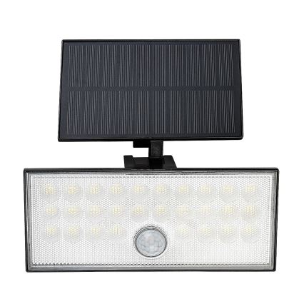 Rabalux - Світлодіодний прожектор з датчиком на сонячній батареї LED/8W/3,7V 1800mAh IP65 + пульт дистанційного керування