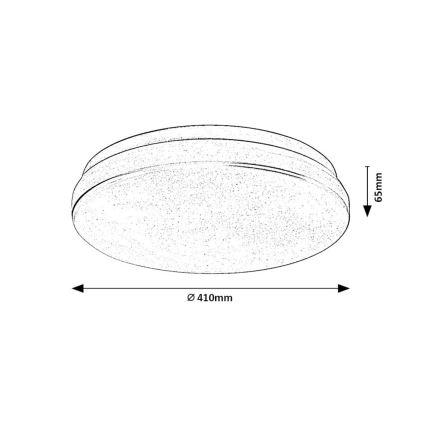Rabalux - Светодиодный потолочный светильник для ванной комнаты LED/36W/230V 3000/4000/6000K IP44