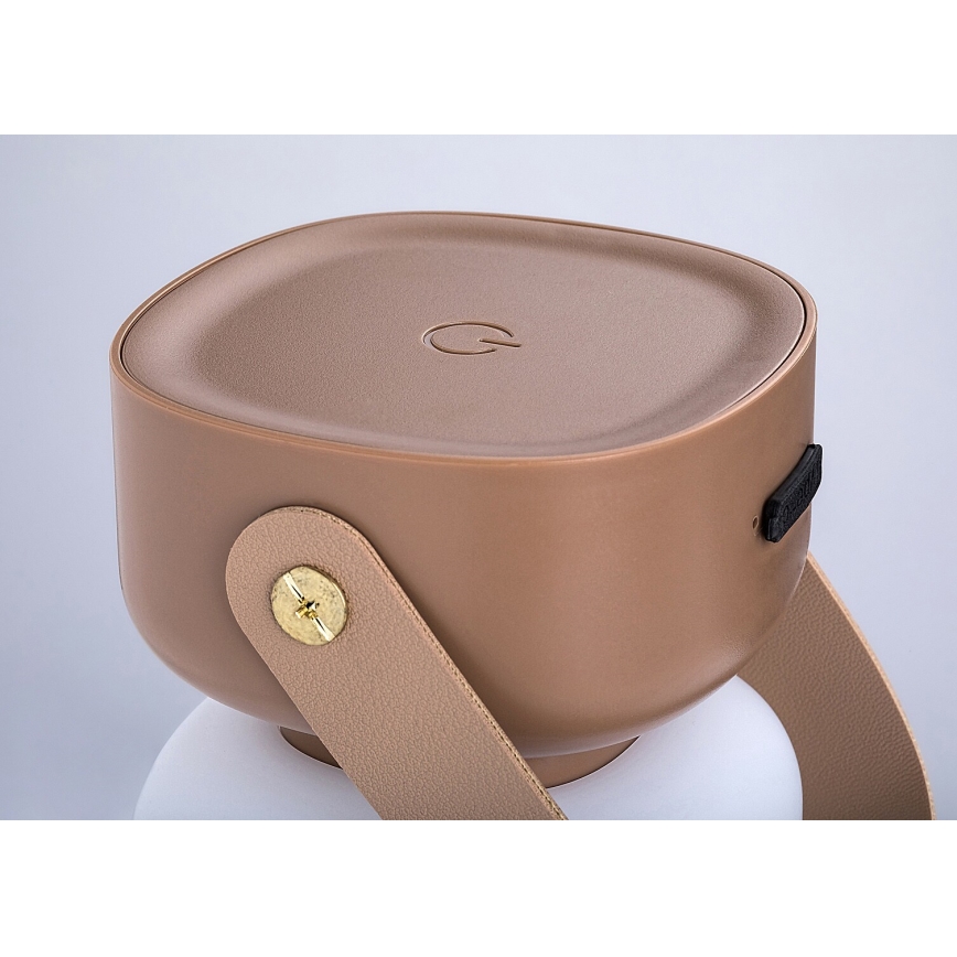 Rabalux - Светодиодная уличная аккумуляторная сенсорная настольная лампа с регулированием яркости LED/3W/5V IP44 коричневый