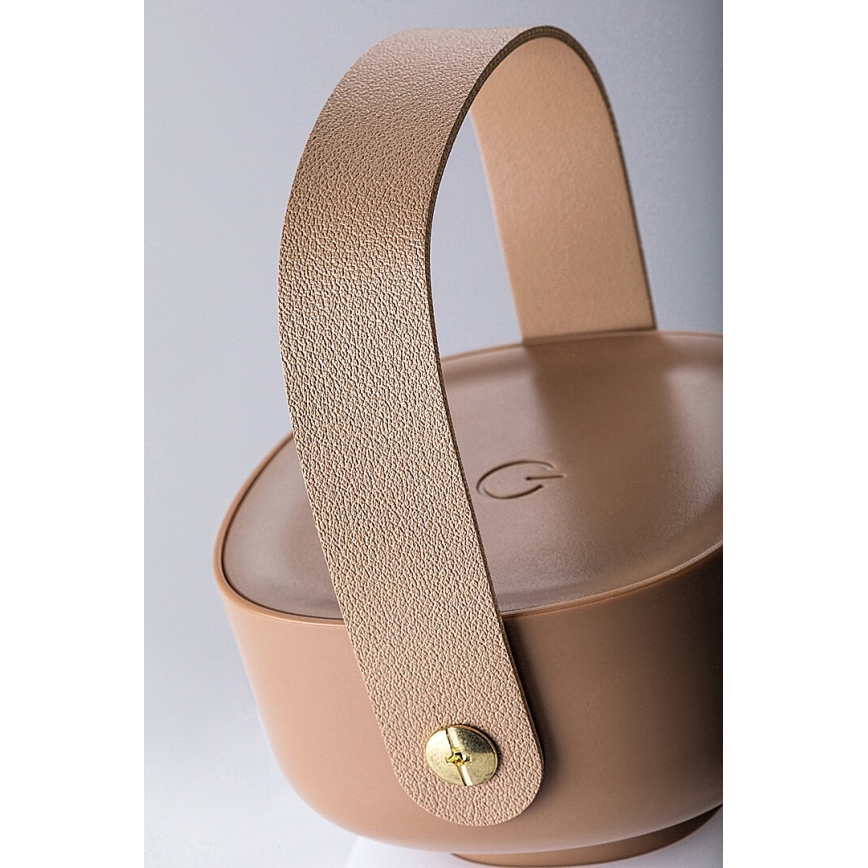 Rabalux - Светодиодная уличная аккумуляторная сенсорная настольная лампа с регулированием яркости LED/3W/5V IP44 коричневый