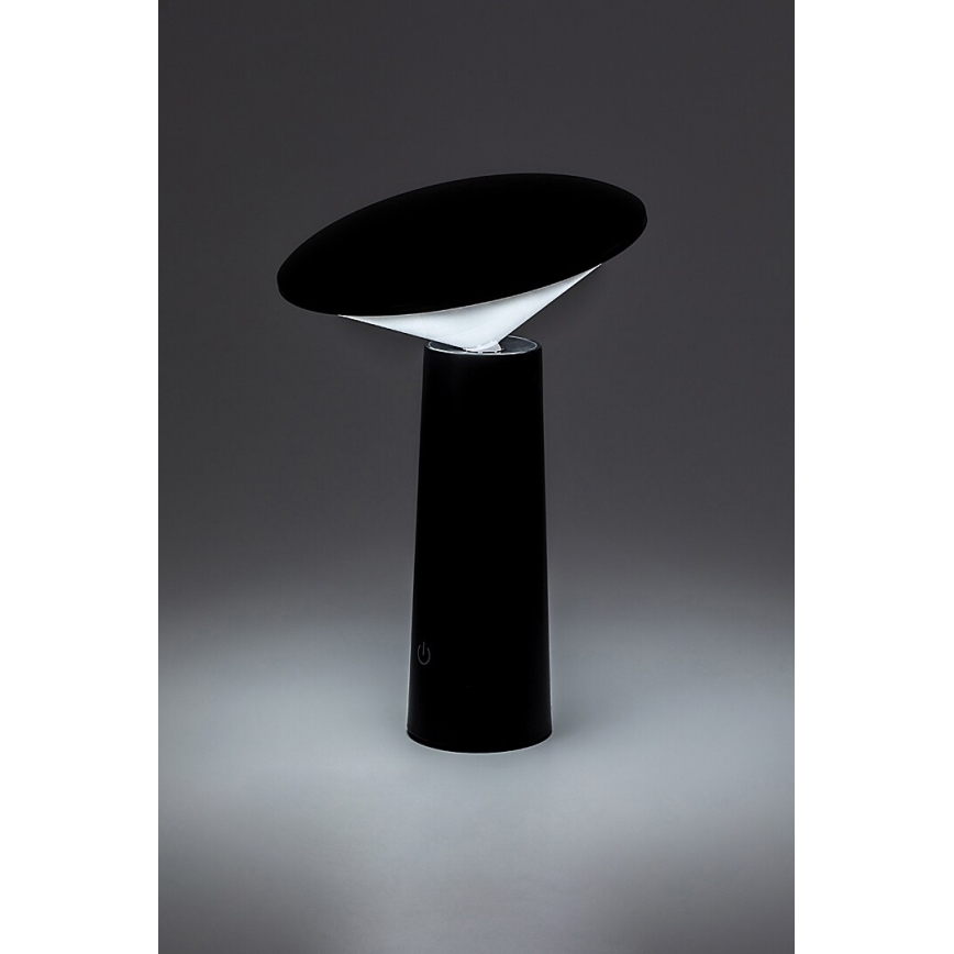 Rabalux - LED Акумуляторна сенсорна настільна лампа з регулюванням яскравості POLPERRO LED/3W/3,7V 1200mAh чорний