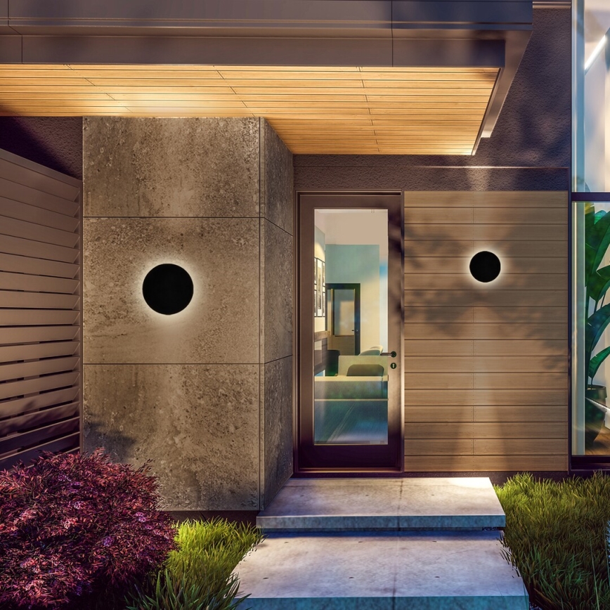 Rabalux - Вуличний світлодіодний настінний світильник 15W/230V 2700/4000/6500K IP65 чорний