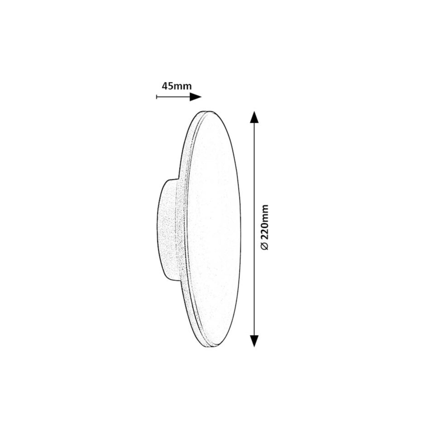 Rabalux - Уличный светодиодный настенный светильник 15W/230V 2700/4000/6500K IP65 коричневый