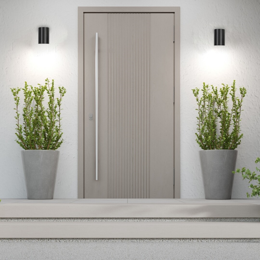 Rabalux - Вуличний світлодіодний настінний світильник LED/9W/230V 2700/4000/6500K IP65 чорний