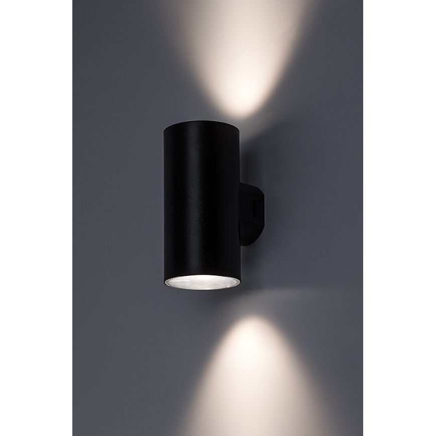Rabalux - Вуличний світлодіодний настінний світильник LED/18W/230V 2700/4000/6500K IP65 чорний
