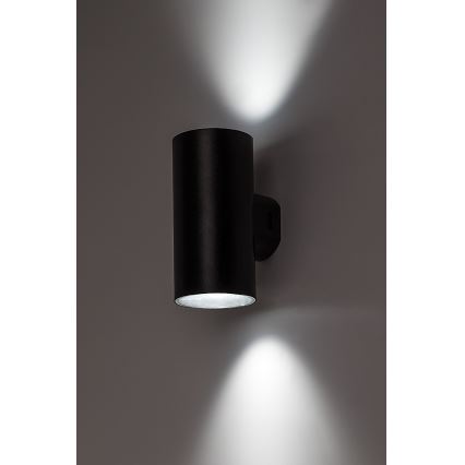 Rabalux - Вуличний світлодіодний настінний світильник LED/18W/230V 2700/4000/6500K IP65 чорний