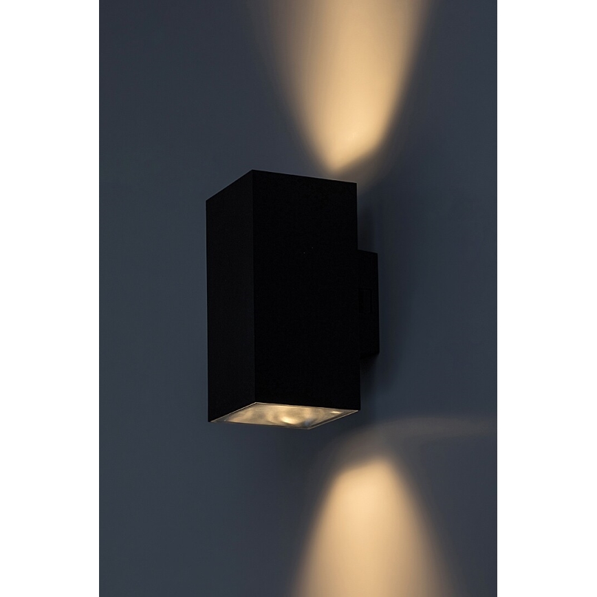 Rabalux - Вуличний світлодіодний настінний світильник LED/18W/230V 2700/4000/6500K IP65 чорний