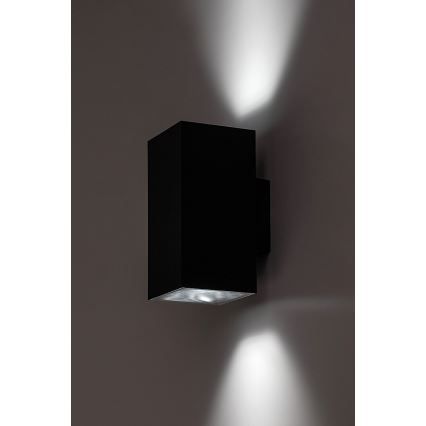 Rabalux - Вуличний світлодіодний настінний світильник LED/18W/230V 2700/4000/6500K IP65 чорний
