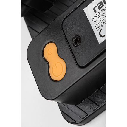 Rabalux - Светодиодный солнечный прожектор с датчиком LED/6W/3,7V 3000/4000/6500K IP65 2200 мАч