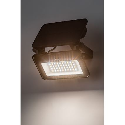 Rabalux - LED сонячний прожектор із сенсором LED/6W/3,7V 3000/4000/6500K IP65 2200 мАг