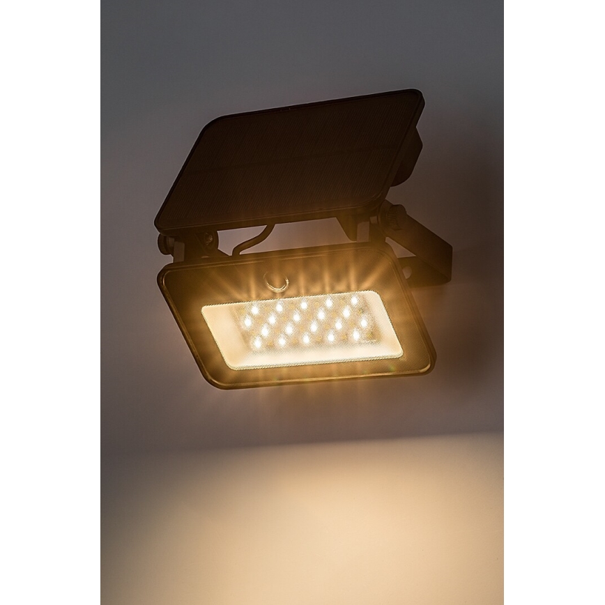 Rabalux - Світлодіодний прожектор з датчиком на сонячній батареї LED/6W/3,7V 3000/4000/6500K IP65