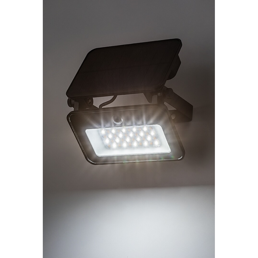 Rabalux - Світлодіодний прожектор з датчиком на сонячній батареї LED/6W/3,7V 3000/4000/6500K IP65