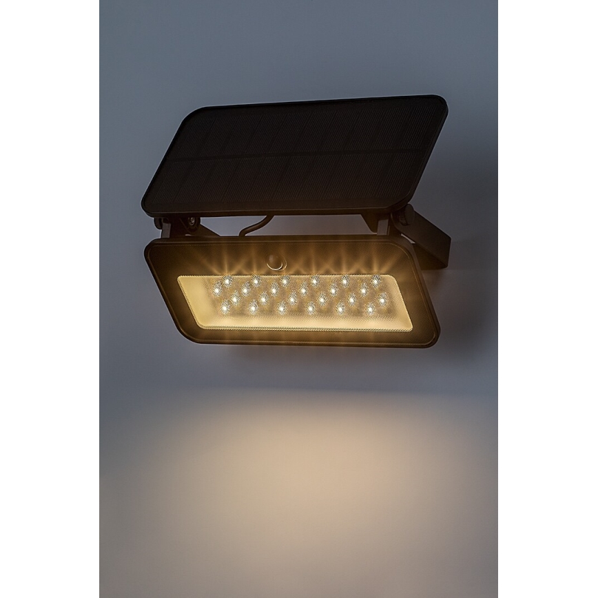 Rabalux - Светодиодный прожектор с датчиком на солнечной батарее LED/8W/3,7V 3000/4000/6500K IP65