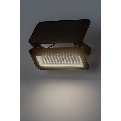 Rabalux - Светодиодный прожектор с датчиком на солнечной батарее LED/8W/3,7V 3000/4000/6500K IP65
