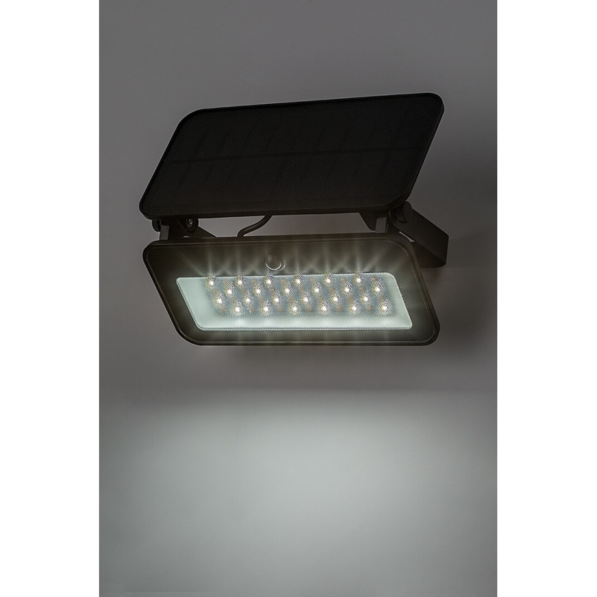 Rabalux - Светодиодный прожектор с датчиком на солнечной батарее LED/8W/3,7V 3000/4000/6500K IP65