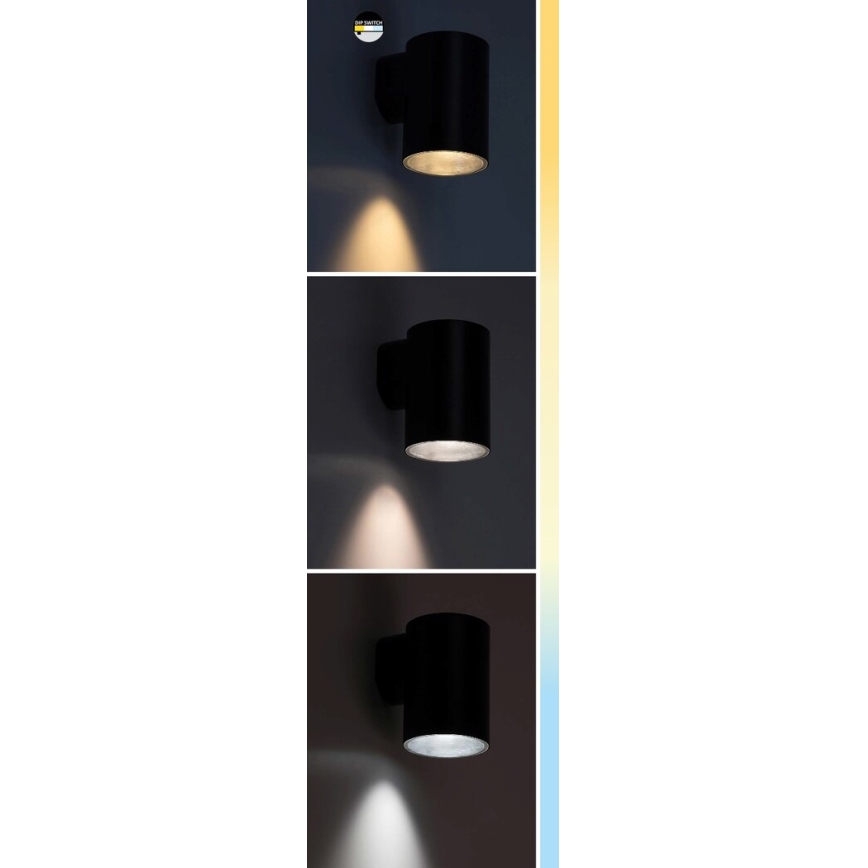 Rabalux - Уличный светодиодный настенный светильник LED/9W/230V 2700/4000/6500K IP65 белый