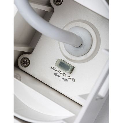 Rabalux - Вуличний світлодіодний настінний світильник LED/9W/230V 2700/4000/6500K IP65 білий