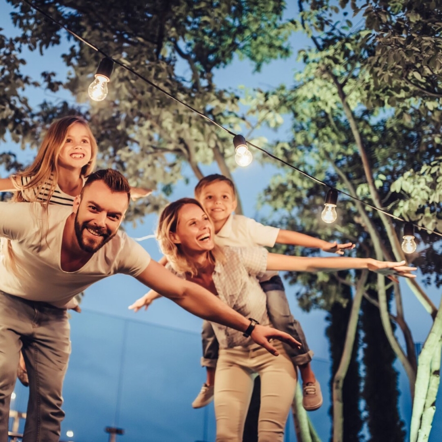 Rabalux - Светодиодная гирлянда на солнечной батарее LED/3,6W/3,7V 6,5 м 1200mAh IP44