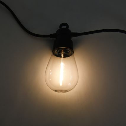 Rabalux - Светодиодная гирлянда на солнечной батарее LED/3,6W/3,7V 6,5 м 1200mAh IP44