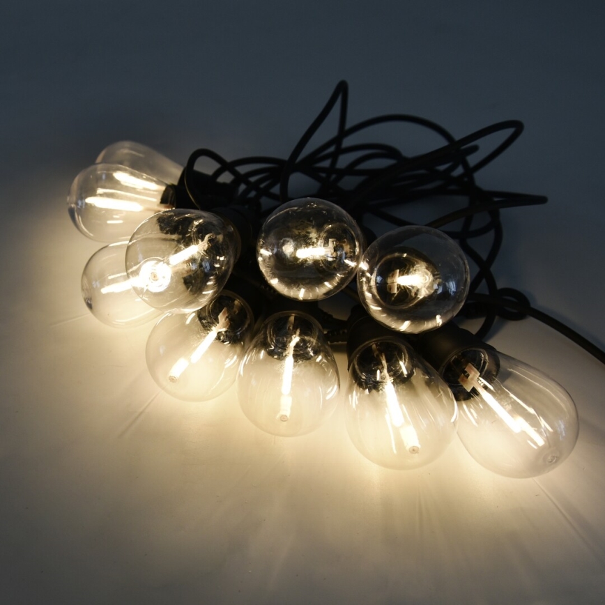 Rabalux - Светодиодная гирлянда на солнечной батарее LED/3,6W/3,7V 6,5 м 1200mAh IP44
