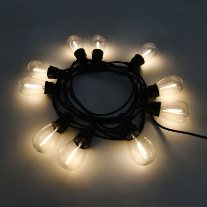 Rabalux - Светодиодная гирлянда на солнечной батарее LED/3,6W/3,7V 6,5 м 1200mAh IP44
