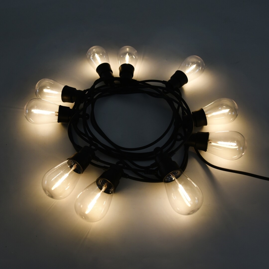 Rabalux - Светодиодная гирлянда на солнечной батарее LED/3,6W/3,7V 6,5 м 1200mAh IP44