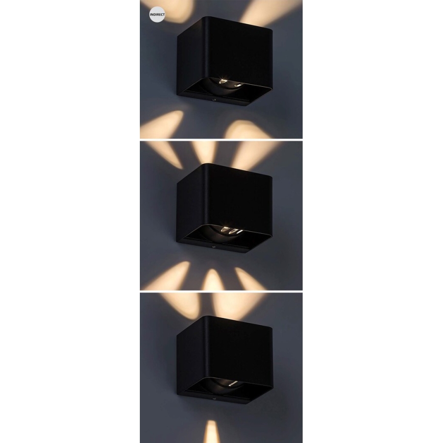 Rabalux - Уличный светодиодный настенный светильник LED/10W/230V IP54 черный