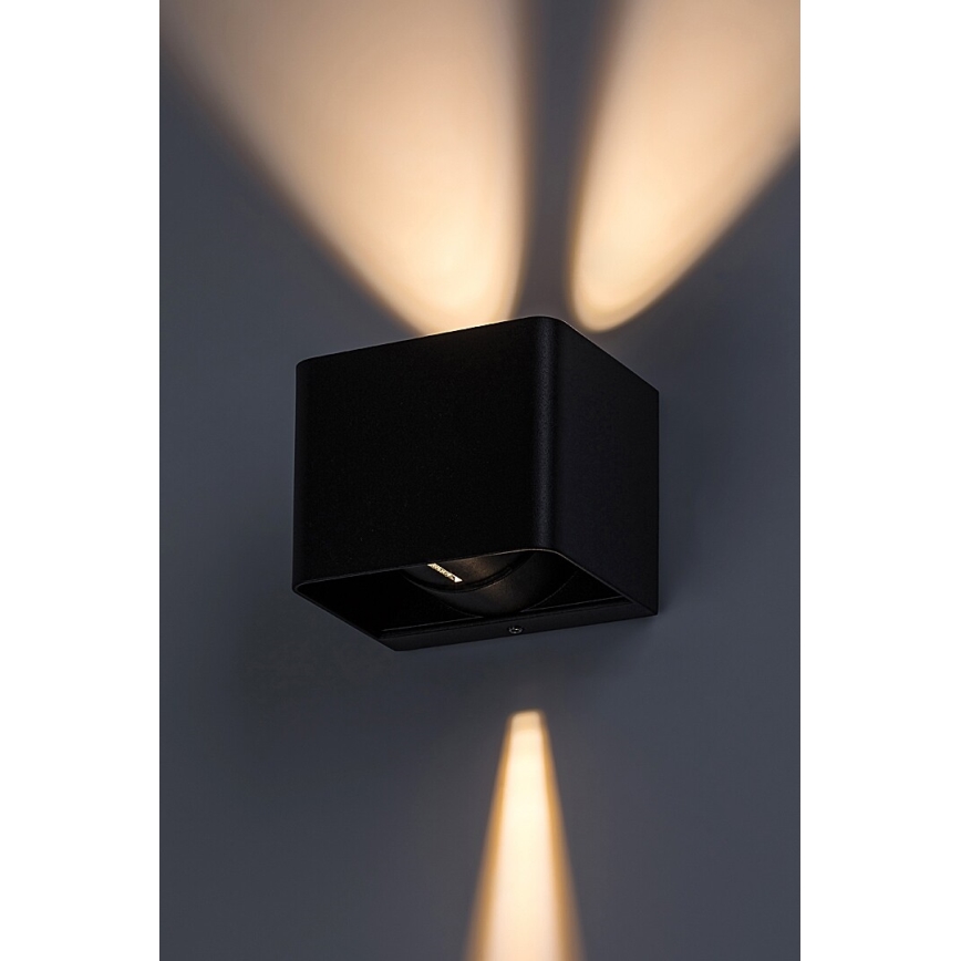 Rabalux - Вуличний світлодіодний настінний світильник LED/10W/230V IP54 чорний