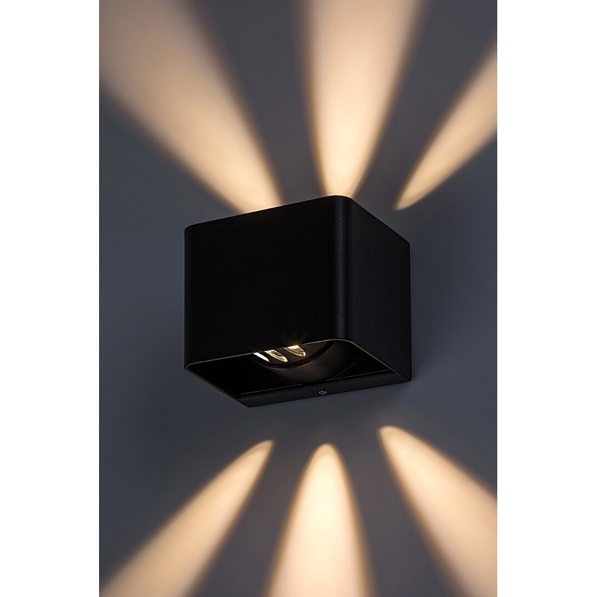 Rabalux - Вуличний світлодіодний настінний світильник LED/10W/230V IP54 чорний