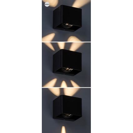 Rabalux - Вуличний світлодіодний настінний світильник LED/10W/230V IP54 чорний