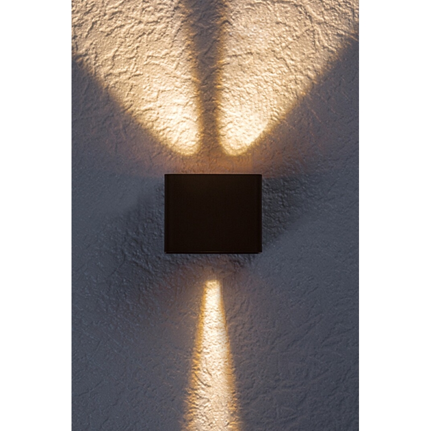 Rabalux - Вуличний світлодіодний настінний світильник LED/10W/230V IP54 коричневий